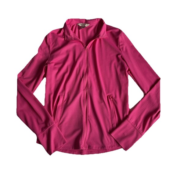 Tommy Bahama Jackets & Blazers - Tommy Bahama Golf Women's Pink Full Zip Athletic Jacket Textured Size Large